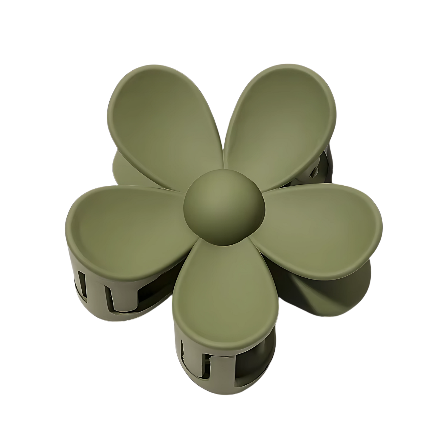 Stylish Matte Flower Claw Clip - Gummia